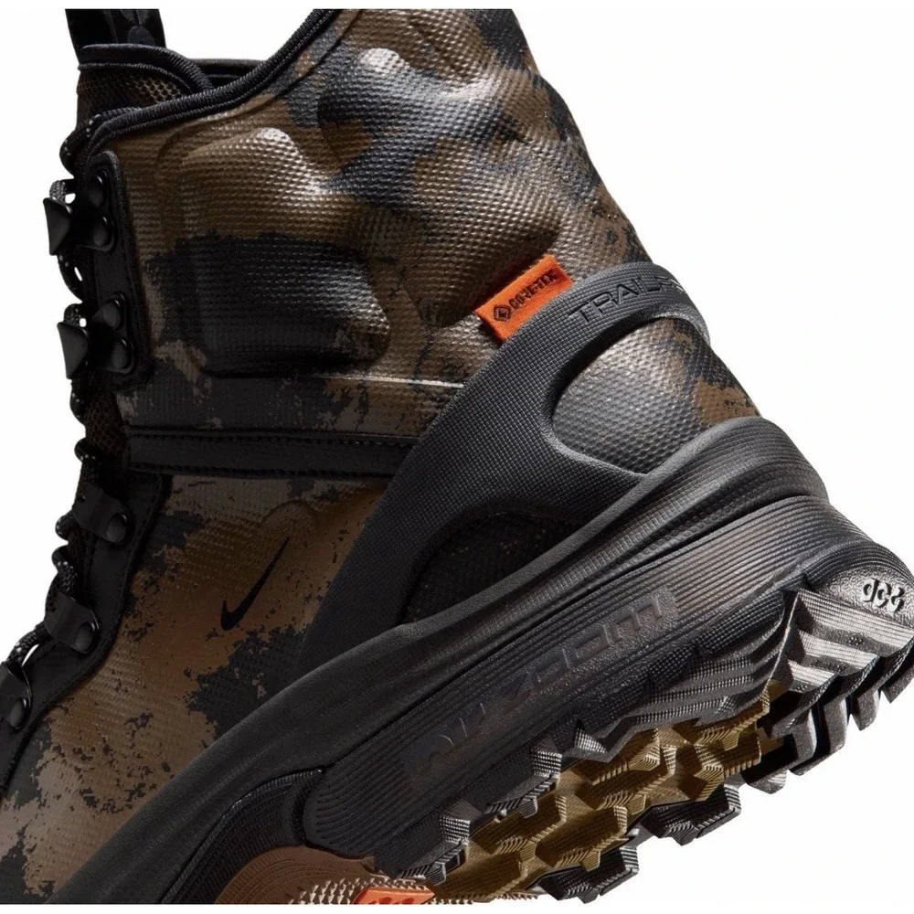*NEW Nike ACG Zoom Gaiadome GORE-TEX Black Brown IB2328-200 Men's Size 7 / W 8.5
